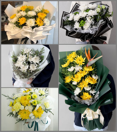 广东梅州市梅县区雁洋镇长教村白事花束代送
